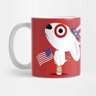 American Flag Bullseye Team Member Mug